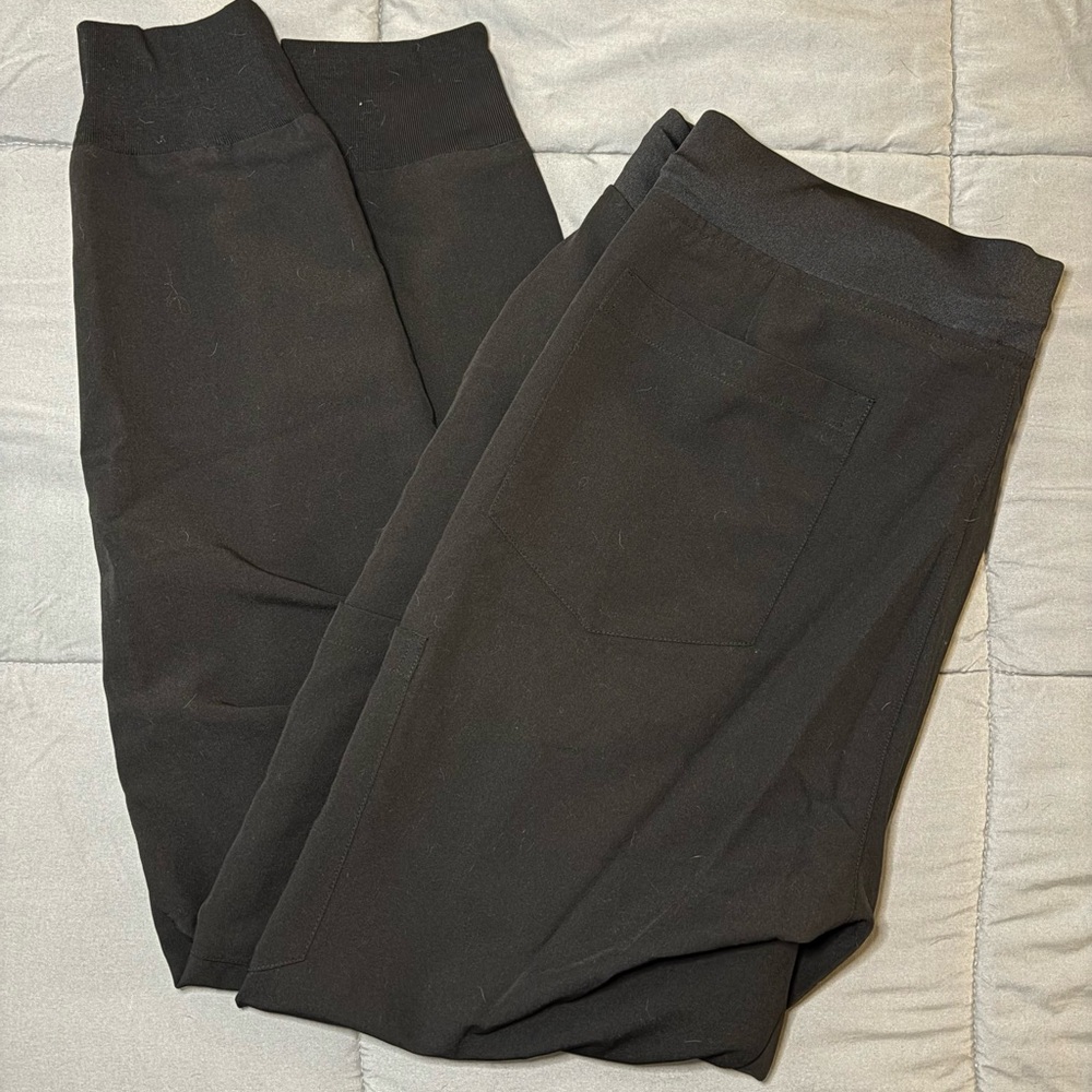 MANDALA Black Jogger Scrub Pants - Picture 2 of 4